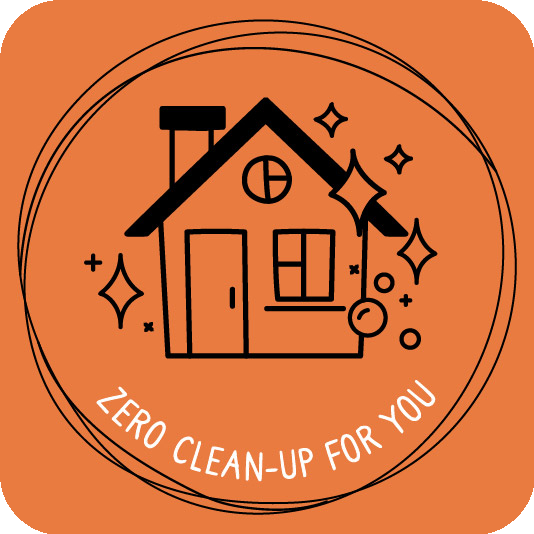Zero cleanup for you